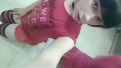 Cute Crossdresser Slut Deep Blowjob Cum Eating Foxyq Sl