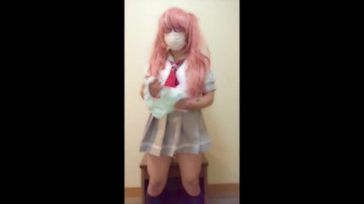 Sissy Dry Orgasm assmusterbation Cosplayer Japanese Hen