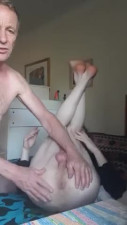 Sissy Crossdresser CD Fucked till she Cums by Older Dad
