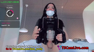 Amazing TBabe Kate Yoshi Jerking Off on Webcam 2