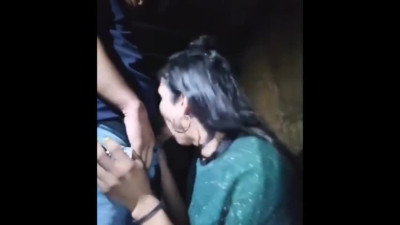 Shemale from India getting gangbanged on a train