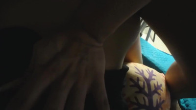 Energetic young latina barebacks her boyfriend hard