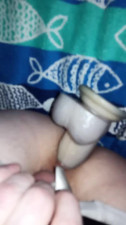 sammie plays with dildo