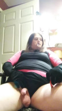 Crossdresser Smoke fetish 120's