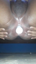 gaping my ass