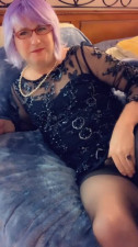 Pantyluvn sissy vibrating clitty in pantyhose