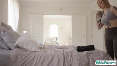 Black stepbro analed his shemale stepsis