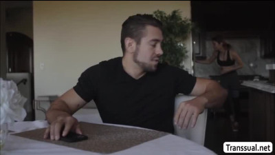 Horny Dude enjoys when he let TBabe Korra DelRio fucks his ass