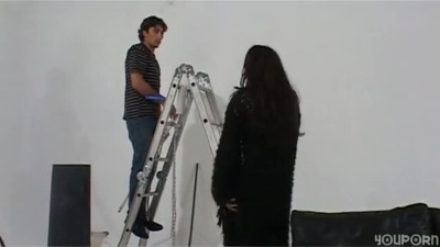 *Who is she?* TS bonks painter guy