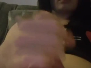 Cute CD playing with dick