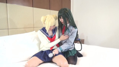 [PCL036] Toga and Tsuyu cosplay trap fuck