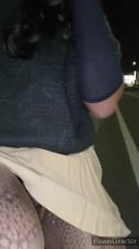 Ejaculation on the roadside was almost caught twice (17:30)