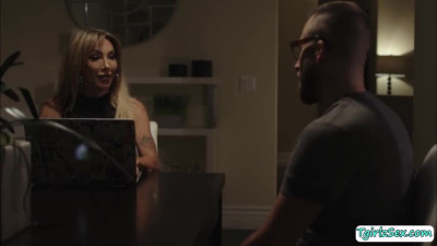 TS stepmom analed her stepson for money