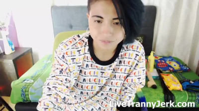 kaelin candy Shemale Live Cum Show