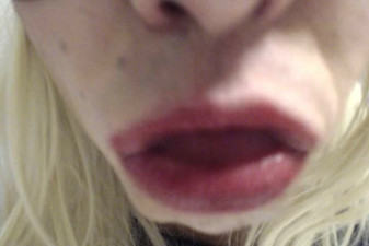 Horny amateur latin teen crossdresser jerks till eating cum