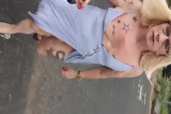 SONIA NUDE STROLL 3