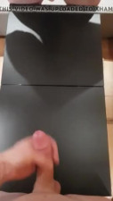 Cumshot jerking