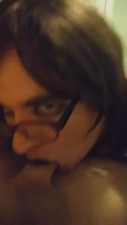 Sucking until he cums right down my throat