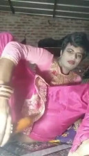 Indian Crossdresser Alisha anal self sex
