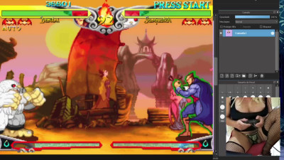 Sexy Playing Darkstalkers 3