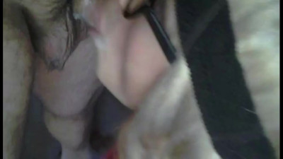 sissyboyalexa sucks blackmailers cock