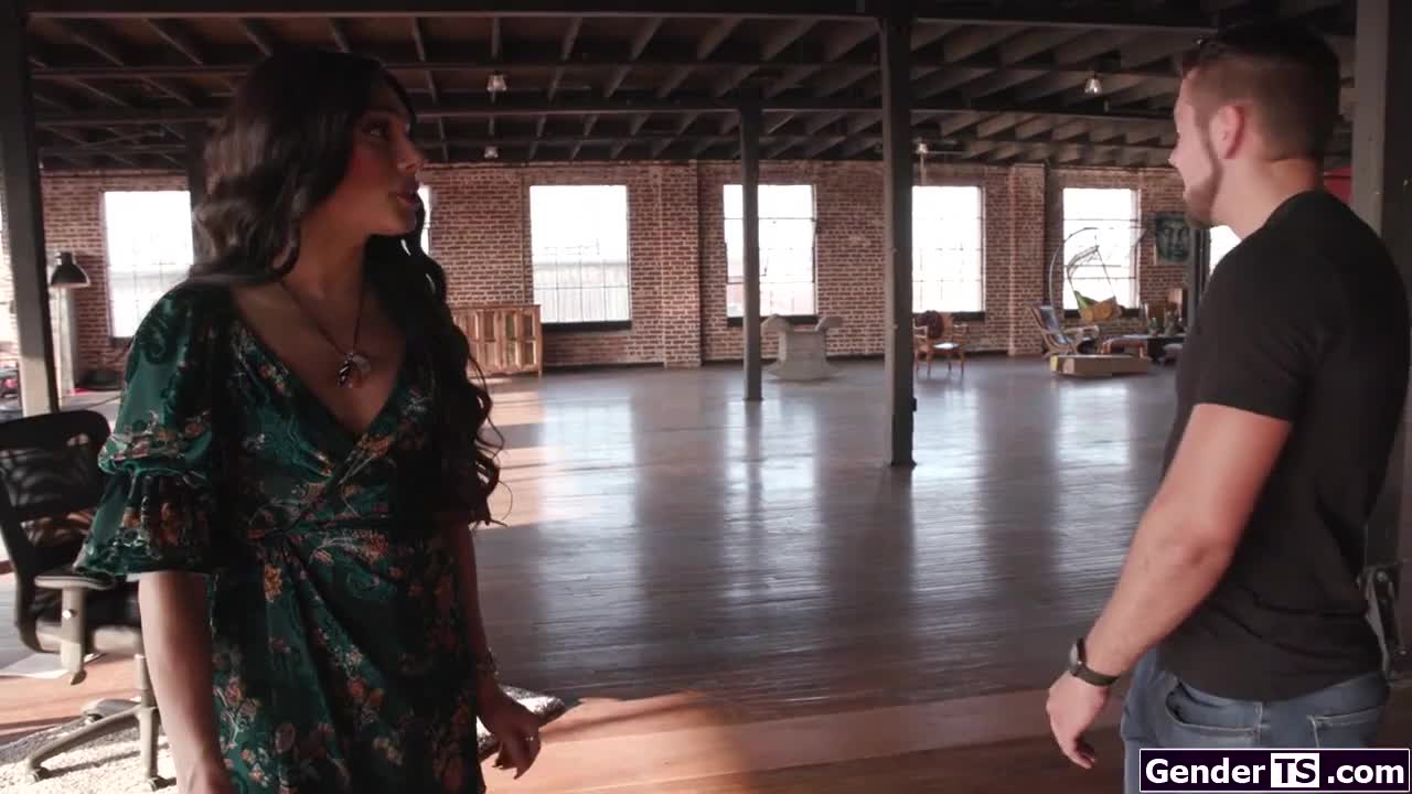 Watch Trans Ariel Demure gives a blowjob and anal rides her friend Shemale Porn Videos | TranSexBig.