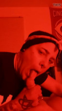 She-Male Sasha Sucking Cock!