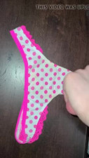 Cumming in my cum rag panties