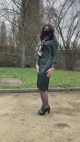 Watch Cheap satin dress from Zara Shemale Porn Videos | TranSexBig.