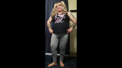 BBC Loving Sissy Yoga Pants Slideshow