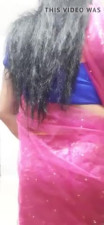 Indian Shemale Lifting her Skirt and Showing her Pussy