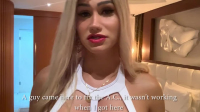 incredible agatha blonde transgirl