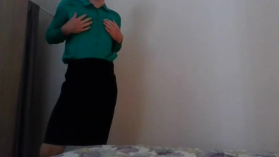 Crossdresser the is taking care of you