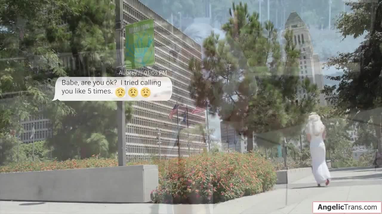 Watch Busty trans bride Aubrey Kate is barebacked and ass fingered Shemale Porn Videos | TranSexBig.