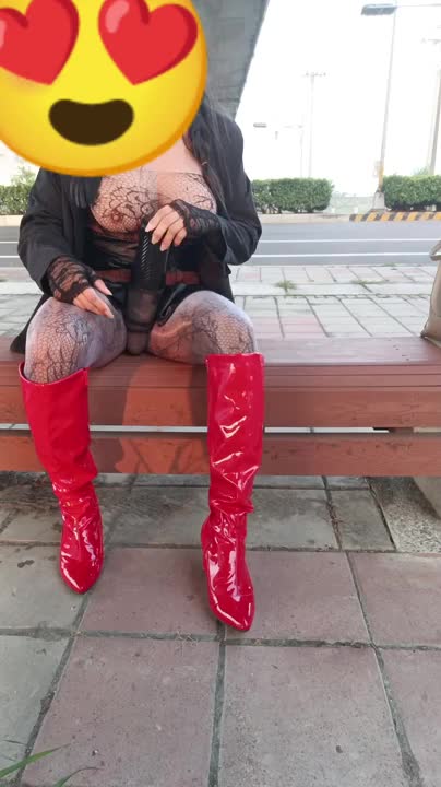 Watch Busty bitch ejaculates on the roadside 11.(05:46) Shemale Porn Videos | TranSexBig.