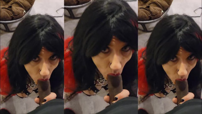 Goth Princess Whore Tiffany Minx - Blowjob In Triplicate