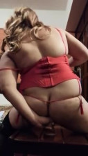Lovetv riding dildo and cumming