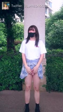 Crossdresser Masturbating in the Park loveumiSonoda p