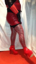 The slutty sissy show with her toys