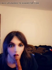 Quick Self-Throatfuck