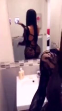 Sexy trans brunette, name??
