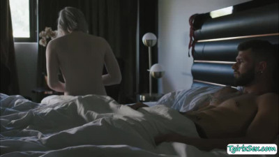 Shemale mistress gets her ass fucked by her guys big cock