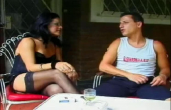 Carol (Jumenta), Eduardo Tomas - 18 and Transsexual 2, kiss, horse dick gurl in stockings
