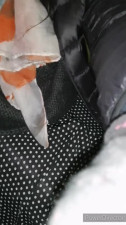 Unfortunately, the whole process of ejaculation was not filmed and was interrupted (16:30)
