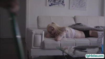Stepdad fucks his new TS stepdaughter