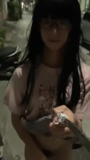 Asian Crossdresser Cum in Public Place Unknown p