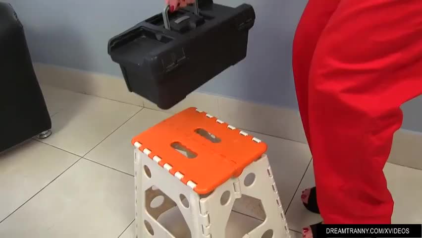 Watch Transsexual Repairwoman Julia Steinkopf Uses Screw Drivers to Masturbate Shemale Porn Videos | TranSexBig.