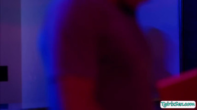 Big tits TS Aubrey Kate licked and analed by handsome guy