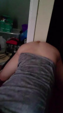 Home alone bent over