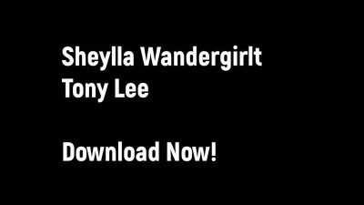 Sheylla Wandergirlt, Tony Lee - white stockings, on the sofa